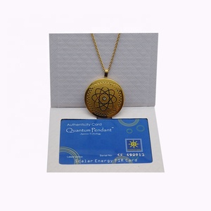 Pendentif pièce de monnaie Offre Spéciale Lava Quantum Scalar Energy Design Scalar Jewelry Charms <span class=keywords><strong>avec</strong></span> <span class=keywords><strong>Nano</strong></span> Card & Box - Product Image 6