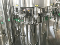 Machine de remplissage d'eau potable automatique 3 en 1, ligne de production de remplissage et de bouchage de bouteilles PET monobloc en acier inoxydable