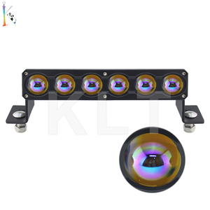 Système de <span class=keywords><strong>conduite</strong></span> <span class=keywords><strong>KLT</strong></span>, phares LED à double couleur jaune et blanc, phares de moto pour accessoires de voiture - Product Image 2
