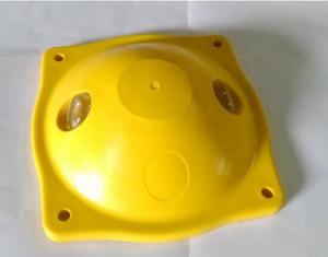 Marqueurs routiers réfléchissants en plastique pour la sécurité routière en Amérique du Sud et au Mexique, yeux réfléchissants en nylon, goujons routiers en plastique - Product Image 2