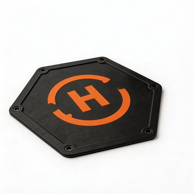 Lightweight Durable Shock-Resistant Rubber Drone Pad Anti-Skid Mat (-40~+300 30-90 Shore A) for Agriculture Drone Landing