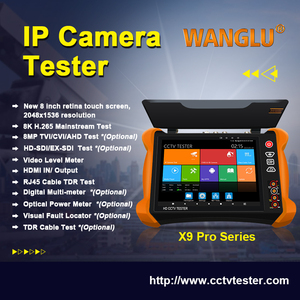 Probador de CCTV multifunción WANGLU, con multímetro digital, prueba de PoE y prueba de cable UTP - Product Image 6