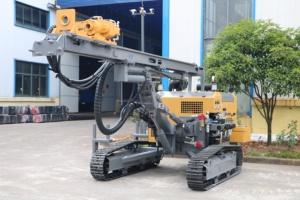 Diesel aangedreven draagbare DTH crawler hydraulische kernboorinstallatie voor hard gesteente in kolenmijnen - Product Image 5