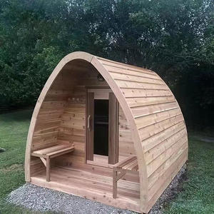 Sauna Esterna Tradizionale di Lusso Finlandese a Roccia Calda, Ibrida a Infrarossi, per 2, 3, 6 Persone, 120x180 cm, in Vendita - Product Image 6