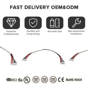 Câble de communication et d'égalisation BMS avec faisceau de câblage et connecteurs de mise à la terre pour les nouveaux systèmes de stockage d'énergie et d'onduleurs - Product Image 4