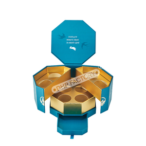 Sang Trọng Tùy Chỉnh Hình Dạng Đặc Biệt Cấu Trúc Thiết Kế Hộp Hình Lục Giác/Kim Tự Tháp Hình Cứng Cứng Nhắc Hộp Giấy Cho Sản Phẩm Cao Cấp - Product Image 2