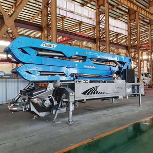 China Factory JIUHE High Efficiency Diesel Engine Concrete Boom Pump 33m Boom 90m3/h Productivity CE Certified Chassis Truck - Product Image 6