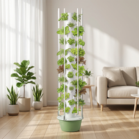 Système d'agriculture verticale commercial hydroponique à 7/9/11/13 étages avec pompe d'arrosage anti-UV et garantie d'un an