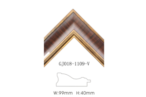Cuadro de lienzo de plástico de color dorado barroco, pintura fotográfica, <span class=keywords><strong>marcos</strong></span> similares a madera <span class=keywords><strong>para</strong></span> decoración del hogar - Product Image 6