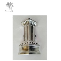 En stock Poignées de cercueil à barre pivotante en ABS et PP, couleurs Or, Argent, Cuivre, style américain, pour décoration funéraire