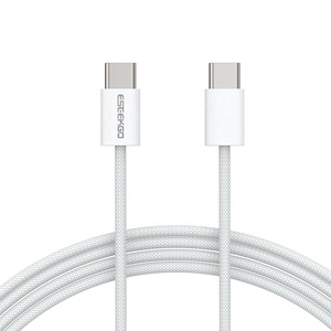 Cable de Datos Tipo C a Tipo C ESEEKGO G-311C Carga Rápida 6A Cable Trenzado de Nylon de 4 Pies de Cobre Puro Universal - Product Image 2