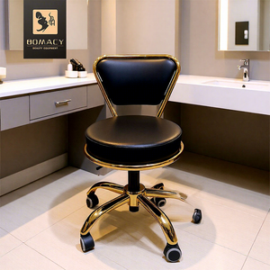 <span class=keywords><strong>Sedia</strong></span> in Pelle PU Impermeabile ad <span class=keywords><strong>Altezza</strong></span> <span class=keywords><strong>Regolabile</strong></span> - Mobile con Ruote, Schienale e Colore Personalizzabile, Arredamento Commerciale - Product Image 1