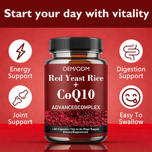 Corazón saludable <span class=keywords><strong>Colesterol</strong></span> Levadura roja <span class=keywords><strong>Arroz</strong></span> CoQ10 Extra Strength 1200 mg Cápsulas 120 Count Adulto <span class=keywords><strong>para</strong></span> mujeres embarazadas Suplemento <span class=keywords><strong>para</strong></span> - Product Image 3