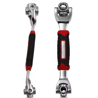 Kunci Pas Serbaguna Tiger Wrench 48 in 1, Kunci Soket Rotasi 360 Derajat, Cocok untuk Baut Spline Torx, Peralatan Perbaikan Rumah dan Mobil