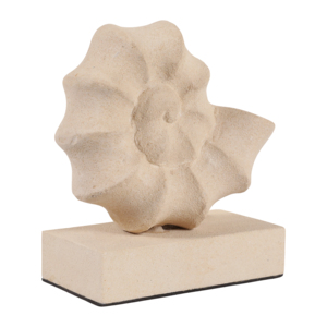 Scultura a forma di conchiglia per decorazioni da soggiorno, accento costiero, scaffale per ufficio, tavolino da caffè. - Product Image 2