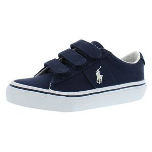 Polo Sayer Ez Ps Boys <b>Shoes</b> Navy Paper White Canvas <b>Hook</b> Loop Closure Spring Autumn Casual Kids <b>Shoes</b> - Product Image 1