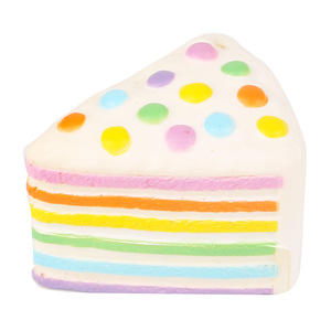 Triangle Cake Shape Fidget Toy TPE Slow <b>Rebound</b> Stress Reliever For Kids Age 5 To 7 Years Unisex - Product Image 5