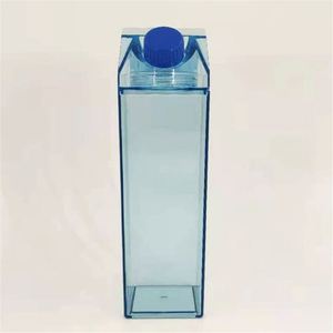 Bouteille d'eau en forme de carton de lait réutilisable sans BPA avec logo personnalisé 500 ml / 1000 ml étanche avec couvercle à vis - Product Image 3
