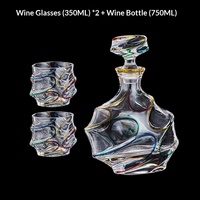 Botol Minuman Keras Kaca Persegi Premium 350/750ml Segel Gabus Cetak Sablon OEM Mewah Kelas Atas Asal Sichuan Grosir