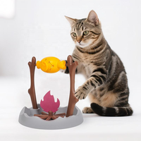 Grosir kucing interaktif memperlakukan lambat pengumpan kucing mainan pemberi makan lambat Dispenser makanan berputar mainan Puzzle