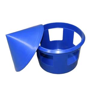 Gabbia per uccelli in plastica contenitore contenitore acqua di semi di cibo Dispenser per uccelli pappagalli pappagallino Cockatiel piccione - Product Image 2