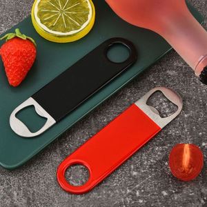 Abridores de Botellas de Cerveza para Bartenders, Paquete de Abridores de Grado Profesional de Acero Inoxidable Recubierto de Goma, Regalo Promocional - Product Image 1