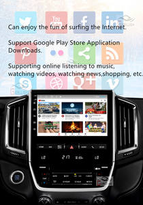 เครื่องเล่นมัลติมีเดียหน้าจอสัมผัสแอนดรอยด์สำหรับ Toyota Land Cruiser LC200 2016-2020 - Product Image 6