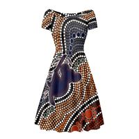 Ventes directes des fabricants Robes de conception douces et confortables pour les Aborigènes d'Australie Vêtements pour femmes imprimés à la demande pour l'été