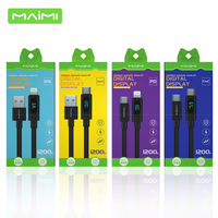 Maimi kabel pengisian daya tipe c, kawat pengisian daya super cepat 1.2m kualitas tinggi, kepang nilon 120w