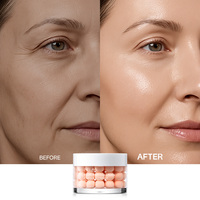 Crème hydratante pour le visage bio, anti-âge, éclaircissante, réparatrice, personnalisable, OEM, étiquette privée, vente en gros, crème en capsules raffermissante