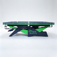 Table de billard chinoise PUSHIZHE 8 boules, 8 pieds, 9 pieds, cadre en bois massif, surface en ardoise naturelle, retour automatique des billes, table de billard d'intérieur