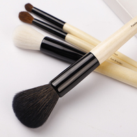Pinceles de maquillaje personalizados pelo natural pelo sintético tubo de aluminio mango de madera maciza 20 piezas Live Beauty serie completa pinceles de maquillaje