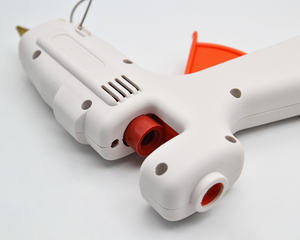 25W 화이트 수제 작은 접착제 총 가정용 핫멜트 접착제 플라스틱 종이 금속 유리 목재 전력 단일 산업용 사용 - Product Image 3