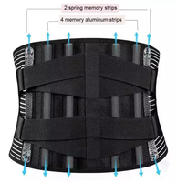 Ceinture de soutien lombaire réglable de haute qualité avec logo personnalisé pour soulager les douleurs lombaires et dorsales