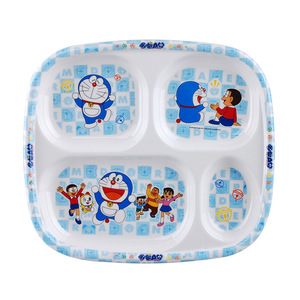 Wuhe Childrens Tableware Set Melamine Cartoon Doraemon Kids Dining Set For Home Use - Product Image 3