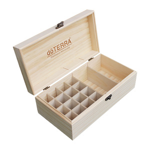 Boîte de parfum en bois de pin parfum en bois huile essentielle organiser présentoir boîte