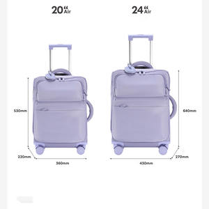 Valise pratique Valise à roulettes Valise <span class=keywords><strong>cabine</strong></span> femme 20 pouces <span class=keywords><strong>Sac</strong></span> en tissu <span class=keywords><strong>ultra</strong></span>-léger Valise mot de passe 24 pouces - Product Image 2