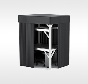LBTEK SCW3612-HPR Cortina de Protección de Luz de Alta Potencia con Marco de Aluminio, Plataforma Óptica, Cámara Oscura, Perfil de Instrumento de Bloqueo de Luz - Product Image 5