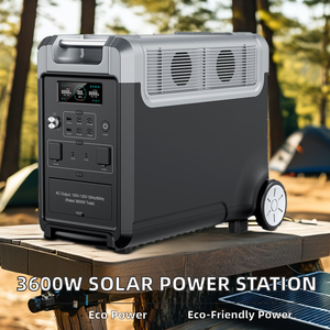 Générateur solaire portable 3840Wh pour camping et urgences, batterie LiFePO4 3600W, station d'énergie domestique - Product Image 3