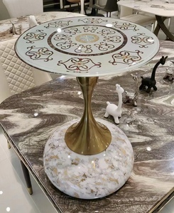 Sofa, Living Room, Black Retro Corner <strong>Table</strong>, Iron Round <strong>Table</strong>, Bedside, <strong>Light</strong> Luxury Balcony, Small Coffee <strong>Table</strong> Side <strong>Table</strong> - Product Image 5