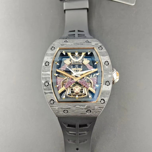 Montre mécanique automatique pour homme en fibre de carbone et saphir, de haute qualité, à succès en 2026, montre-bracelet de luxe à tourbillon, tendance - Product Image 4