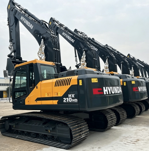 Excavatrice sur chenilles de taille moyenne HX210L, excavatrice hydraulique de 21 tonnes pour la construction routière et la remise en état des terres agricoles - Product Image 6