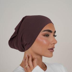 Muslim under <b>hijab</b> liner <b>cap</b> solid color classic universal fit Customizable Breathable Lightweight Soft Stretchy Durable - Product Image 2