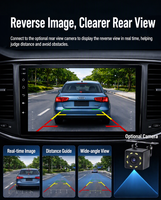 Lecteur DVD de voiture 9" 10.1" Double Din Écran tactile capacitif Stéréo Lecteur audio-vidéo de voiture Système Linux