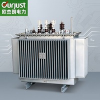 Transformateur électrique triphasé immergé dans l'huile en alliage amorphe Ourjust 10 kV 50 Hz/60 Hz 30 kVA 50 kVA