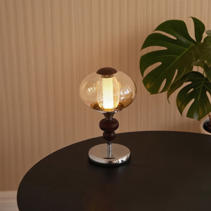 Thời Trung Cổ rắn gỗ có thể sạc lại bảng đèn cảm ứng chuyển đổi cho nghiên cứu phòng ngủ cạnh giường ngủ Đèn trang trí bầu không khí - Product Image 3