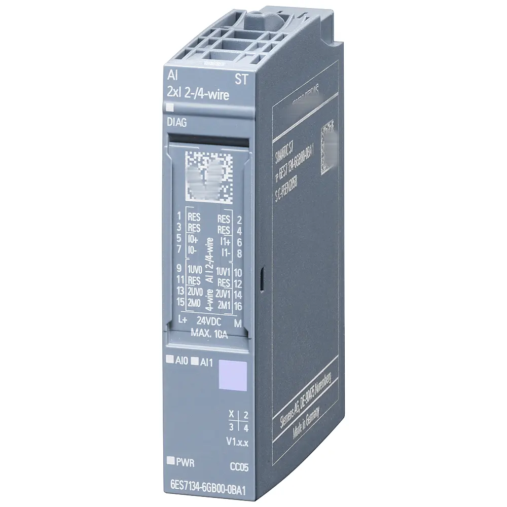Simatic ET 200SP AI 2xI 2-/4 라인 PU PLC/PAC 전용 컨트롤러 모델 ST PU 1 6ES7134-6GB00-0BA1