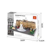 Wange 6224 monde monuments ensembles de construction célèbre Londres Buckingham Palace bloc ensemble vue sur la rue Construction blocs de construction jouets