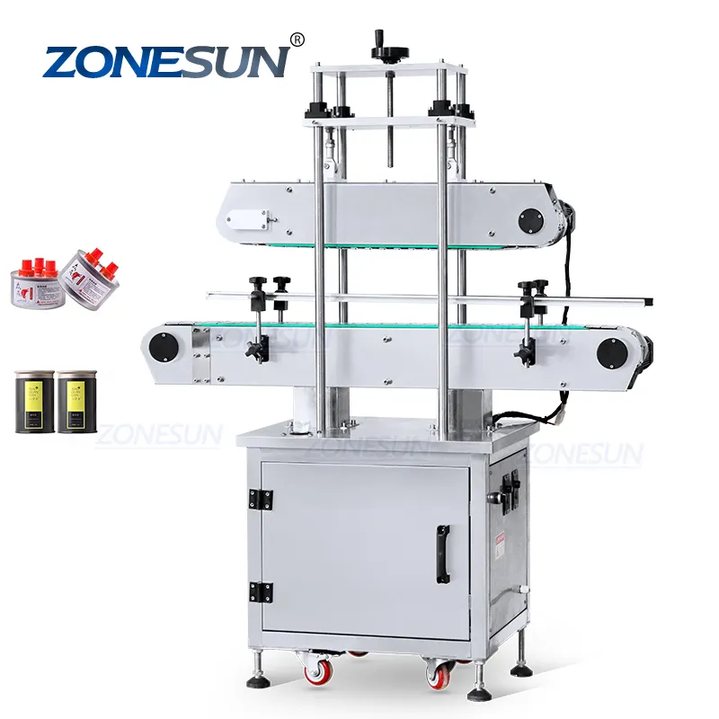 Zonesun ZS-XG21 Automatische T-Kurk Snap On Deksel Gin Wijn Whisky Liquor Druk Op Fles Aftopping Persmachine Voor eetbare Olie