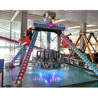 Manège Pendulaire Miniature pour Parc d'Attractions, Jardin, Centre Commercial, Divertissement Familial en Intérieur et Extérieur